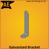 Galvanized Angle 1X4 Hole Bracket