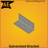 Galvanized Equal Double Row 3X3 Hole Bracket