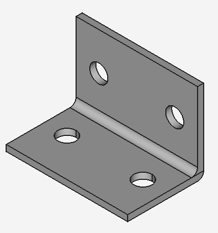 Angle Galvanized Double Row 2x2 Hole Brackets