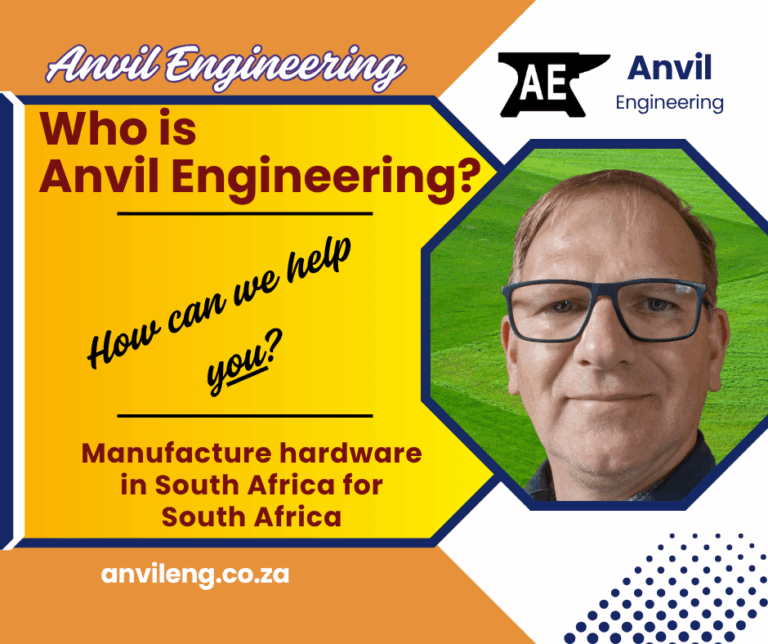 Anvil builds hardware in South Africa for South Africa.