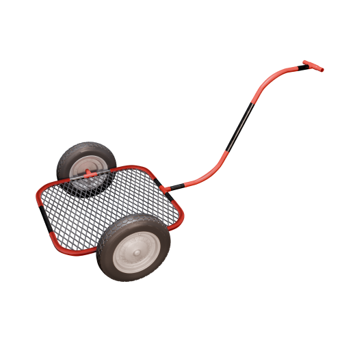 Small flatbed trolley