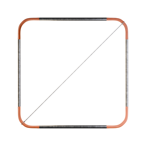 Frame with bracing Wire